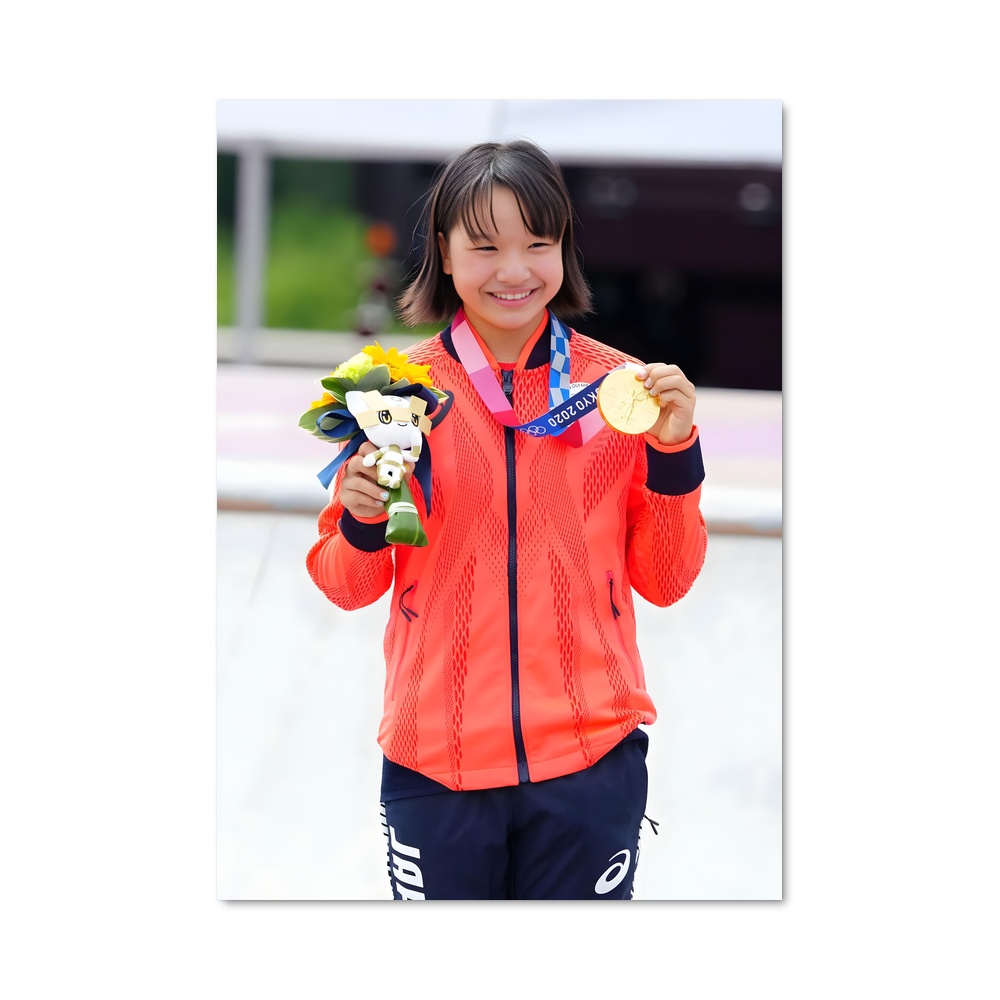 Poster Momiji nishiya – affiche Skateboard